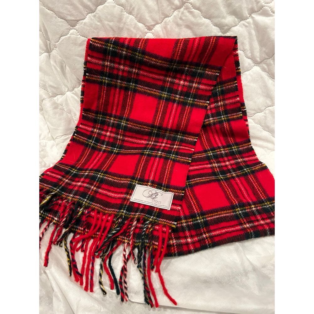 Wool Tartan Plaid Scarf